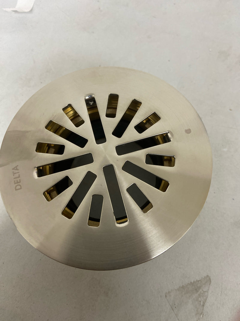 Delta DT051411-SS 4" Prefab Round Shower Drain - Brilliance Stainless