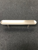 Hickory Hardware H078778SN Maven 3" (76mm) Center to Center Oval Flat Concave Modern Bar Cabinet Handle / Drawer Pull - Satin Nickel