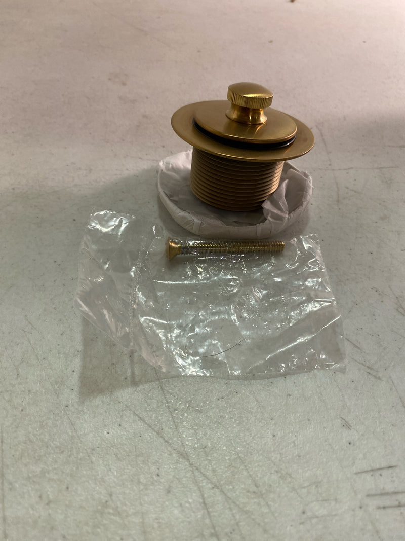 Moen T90331BG 1-1/2" Threaded Tub Drain Kit with Push-N-Lock Drain Assembly - Brushed Gold