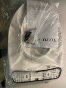 TOTO SoftClose Elongated Closed Front Toilet Seat in Cotton White-SS124