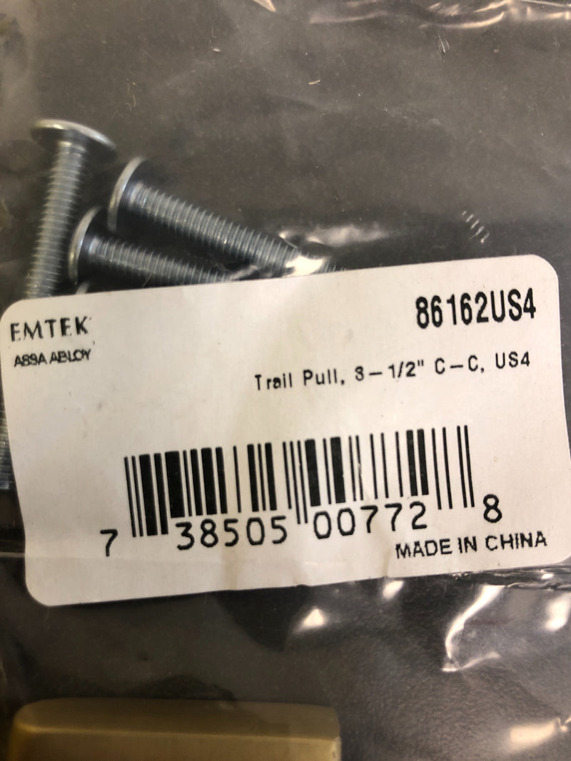 Emtek Trail 3-1/2 Inch Center to Center Handle Cabinet Pull