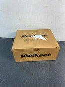 Kwikset 720MILSQT-11P Milan Passage Door Lever Set with Square Rose - Venetian Bronze