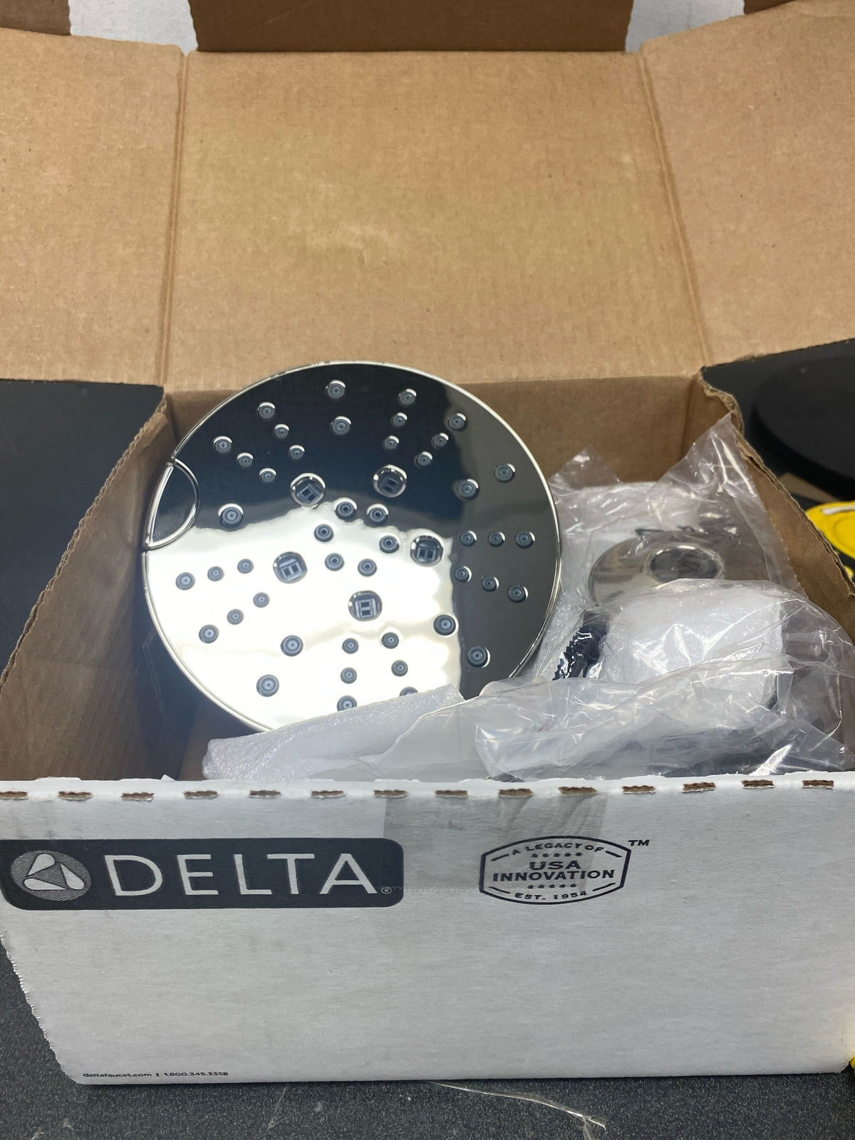 Delta T17248-PN Bowery Monitor 17 Series Dual Function Pressure Balanced Shower Only with Integrated Volume Control - Less Rough-In Valve - Brilliance Polished Nickel