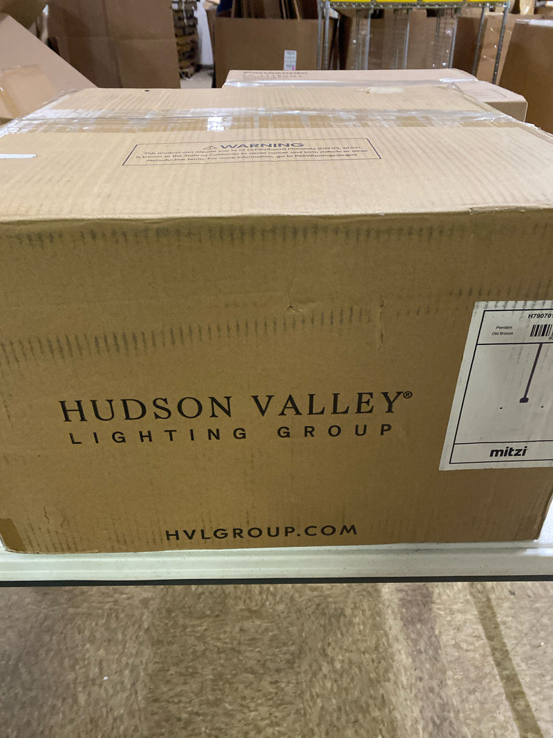 Mitzi H790701L-OB Luella - 1 Light Pendant 9.75 inches Tall and 15 inches Wide - Old Bronze