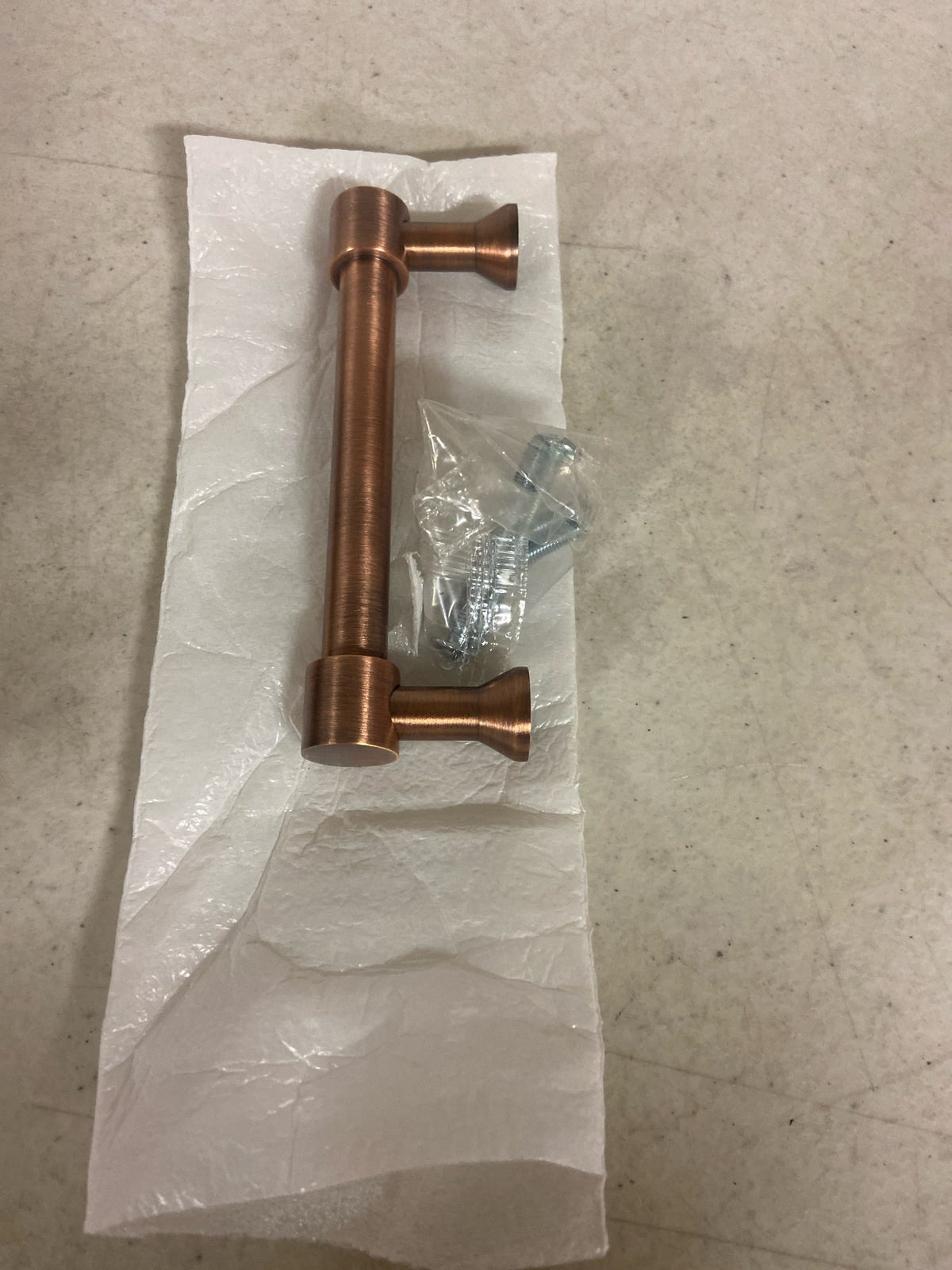 Signature Hardware 441730 Strasbourg 3-3/4 Inch Center to Center Bar Cabinet Pull - Antique Copper