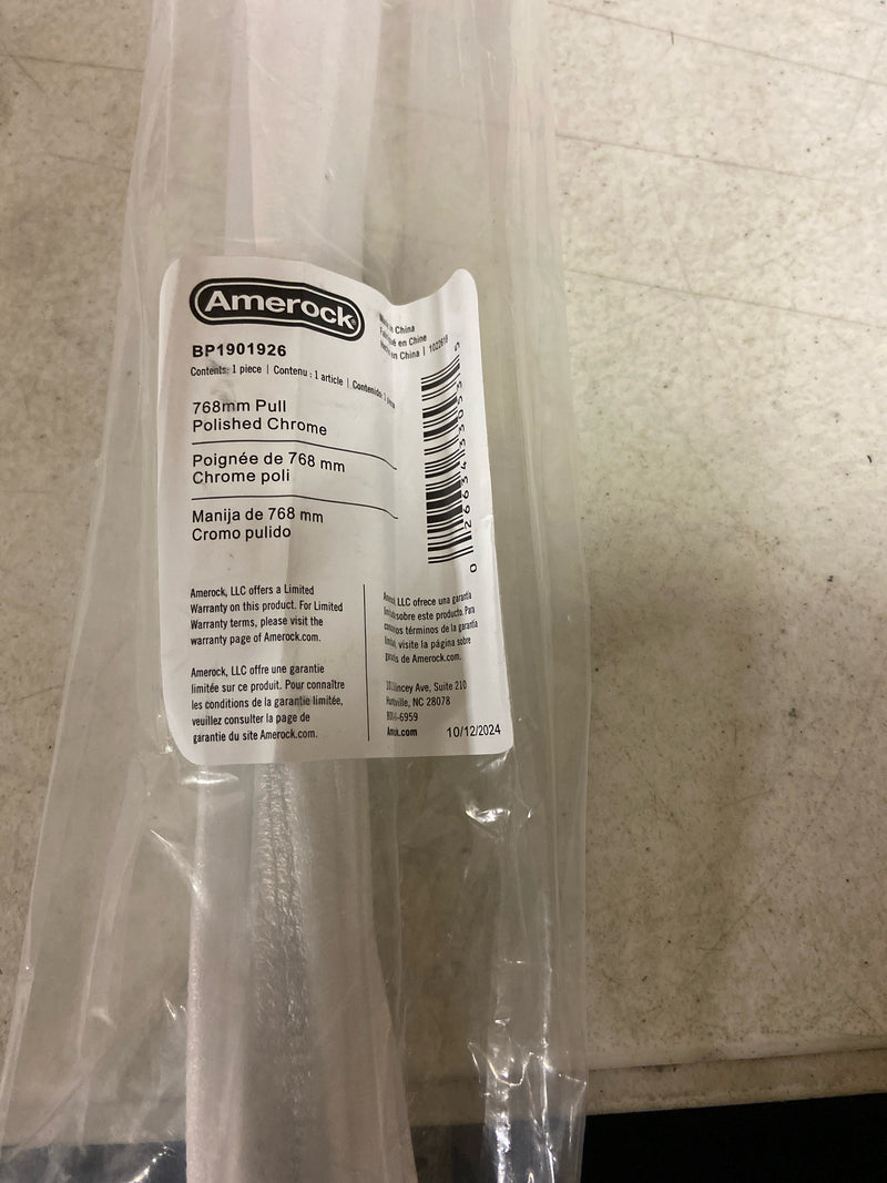 Amerock BP1901826 | Bar Pulls 25-3/16 inch (640mm) Center-to-Center Polished Chrome Cabinet Pull | Kitchen Cabinet Hardware | Furniture Hardware | Drawer Handle