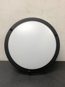 Designers Fountain EV1410C3C-43 11" Wide LED Flush Mount Drum Ceiling Fixture - Matte Black