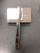 Emtek 5112HLOUS14LH Helios Left Handed Passage Door Lever Set with Modern Rectangular Rose - Polished Nickel