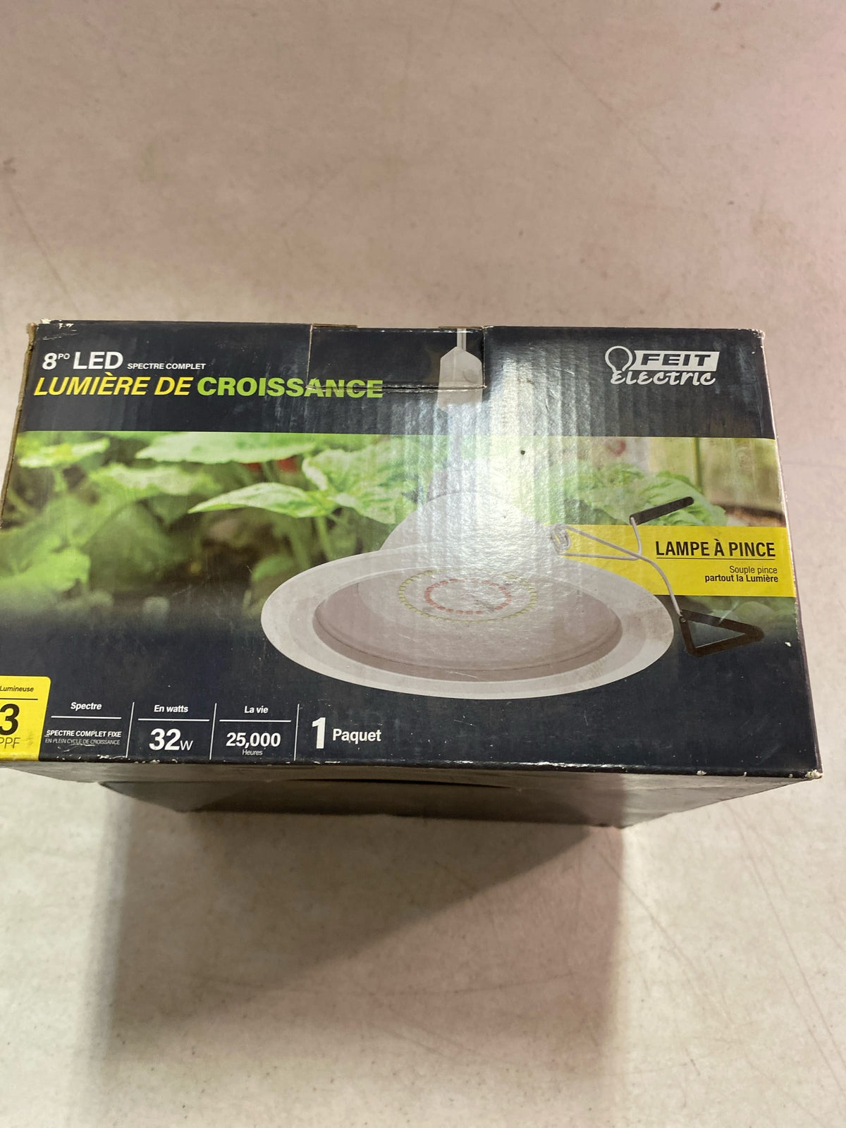 Feit Electric 8 inches Full Spectrum Clamp On Led Plant Grow Light