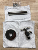 Brizo BT022205-PC Litze Angled Supply Stop Valve with Knurled T Lever Handle - Less Supply Line - Chrome