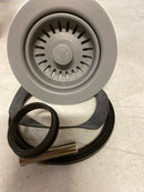 BLANCO 3.5-in Metallic Gray Stainless Steel Rust Resistant Strainer Basket with Lock Mount Included Basket Included
