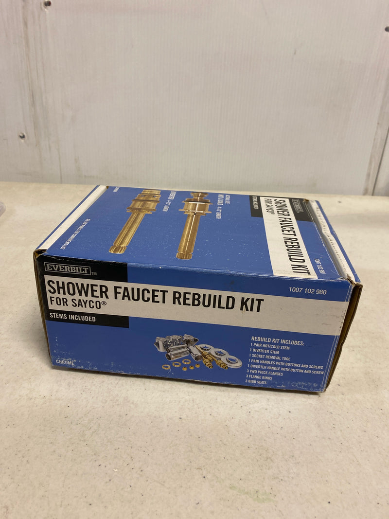 Everbilt 13890 Shower Valve Repair Kit In Chrome Finish for Sayco