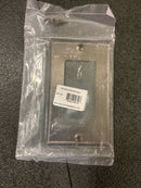 Deltana SWP4754U5 Solid Brass 1 Gang Single GFI Rocker Switch Wall Plate - Antique Brass