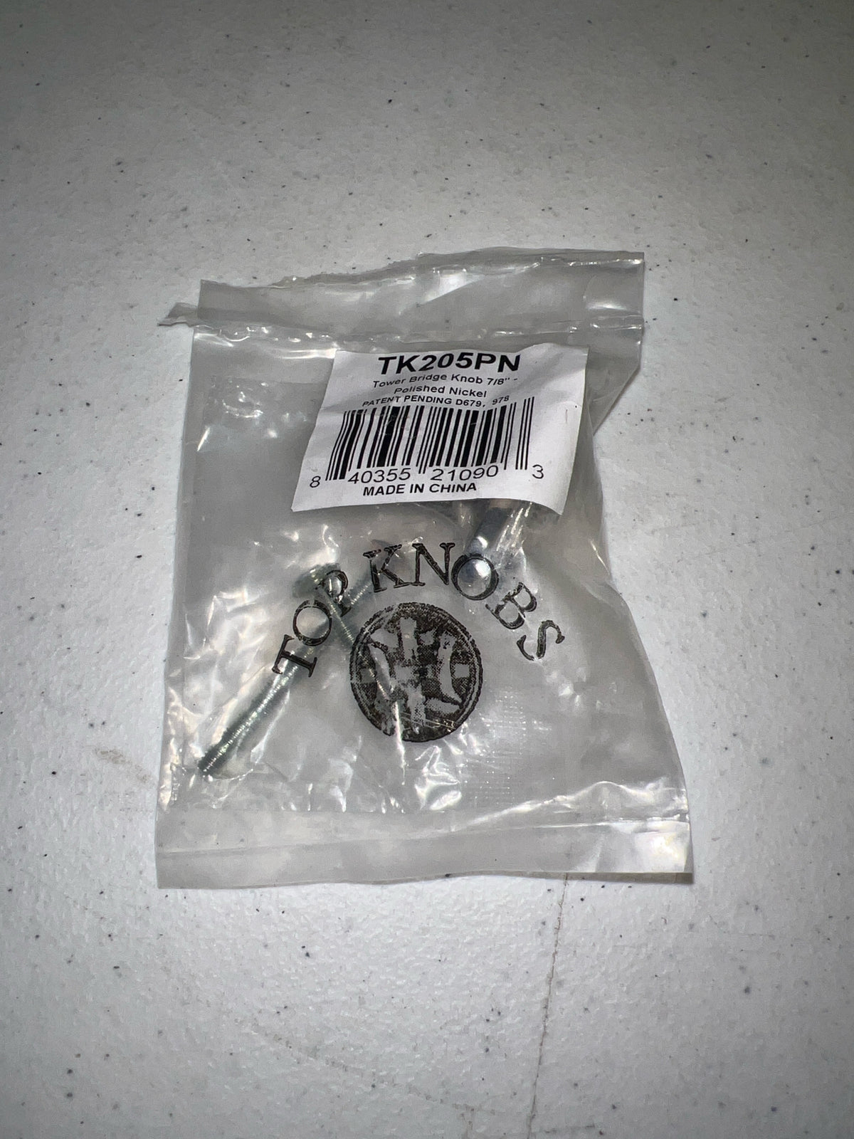 Top Knobs TK205PN Tower Bridge 1-1/2 Inch Rectangular Cabinet Knob from the Tower Bridge Collection - Polished Nickel