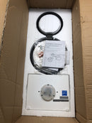 Progress Lighting LED Shaded Sconce Collection Black One-Light Circle LED Wall Sconce