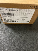 Emtek 5212ROUUS15 Round Knobset Privacy Door Knob Set with Modern Rectangular Rose - Satin Nickel