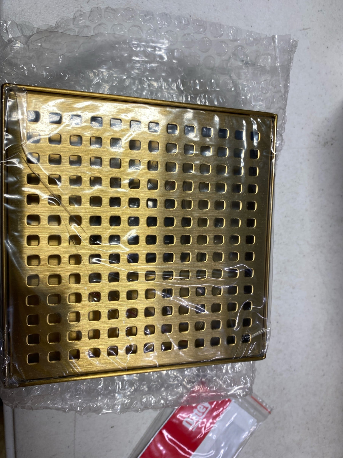 Oatey Designline Decorative Shower Drains, Brushed Gold