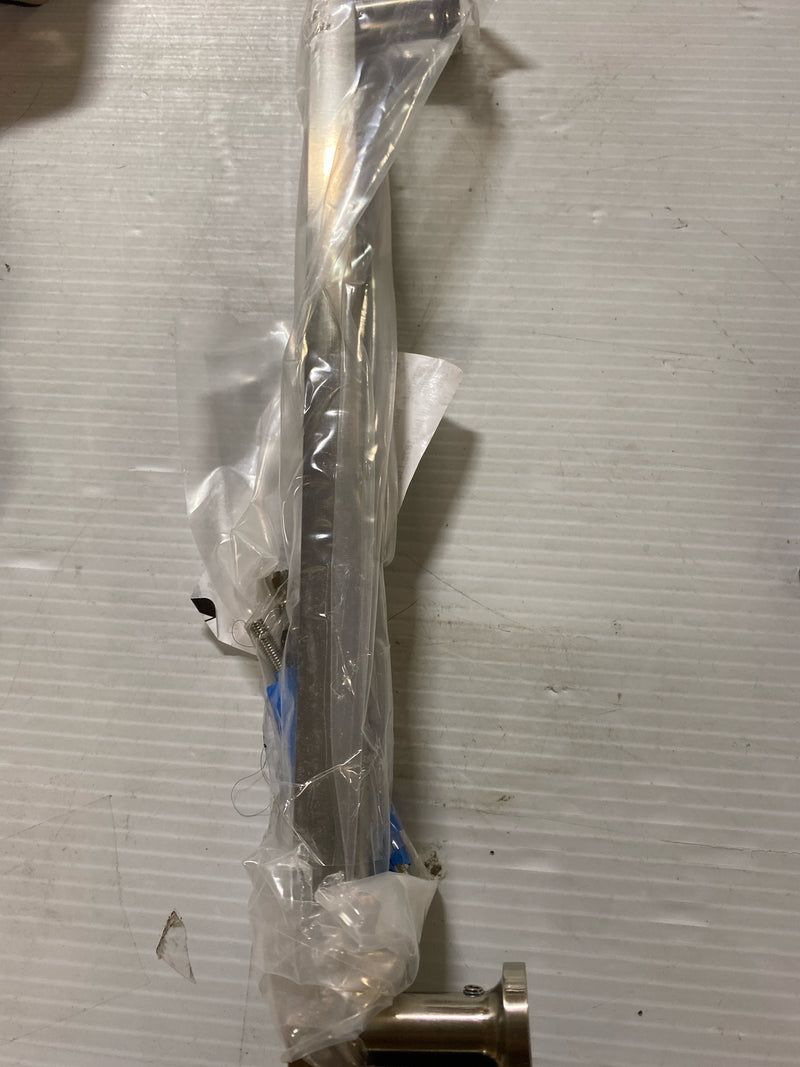 Emtek BTB87001US15 Freestone 12 Inch Center to Center Appliance Pull Set from the Urban Modern Collection - Back to Back Mounting - Satin Nickel