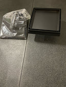 Infinity Drain LT5-2 BK 5"x5" LTD 5 Tile Drain Strainer-2" Throat - Matte Black