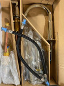 Delta 35548LF-PNMPU Bowery 1.2 GPM Widespread Bathroom Faucet with Pop-Up Drain Assembly - Brilliance Polished Nickel