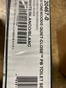 Kohler K-20467-0 Stonewood Round Closed-Front Toilet Seat with Soft Close - White