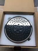 Brizo Invari: 7 5/8” H2Okinetic Round Multi-Function Shower Head - 2.5 GPM - 87476-PN-2.5