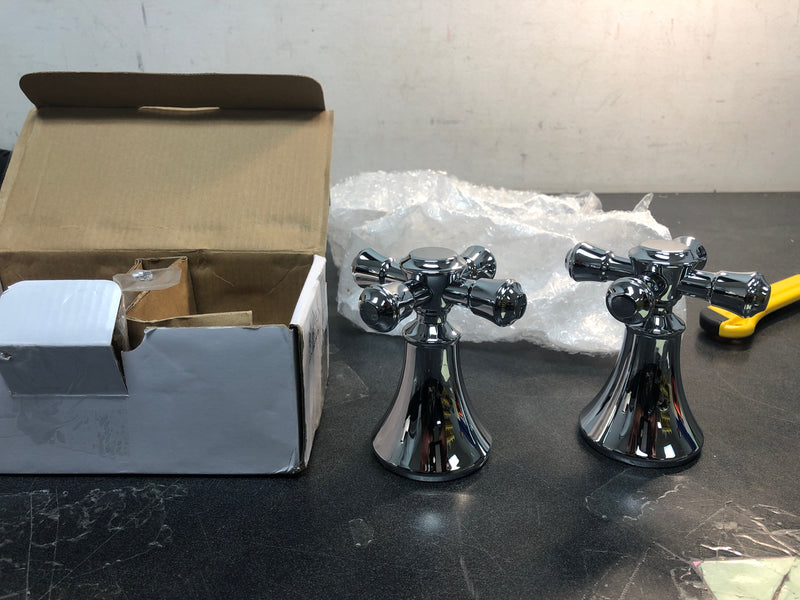 Delta H695 Cassidy Two Cross Bath Roman Tub Handle Kit - Chrome