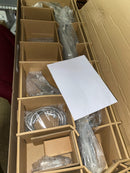 Signature Hardware 953985 Sefina Floor Mounted Tub Filler Faucet - Includes Hand Shower, Less Valve - Chrome