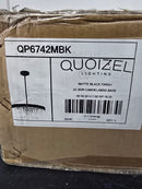 Quoizel QP6742MBK Starlight 4 Light 19" Wide Crystal Pendant - Matte Black
