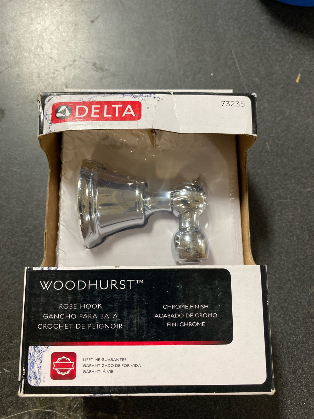 Delta 73235 Woodhurst Single Robe Hook - Chrome