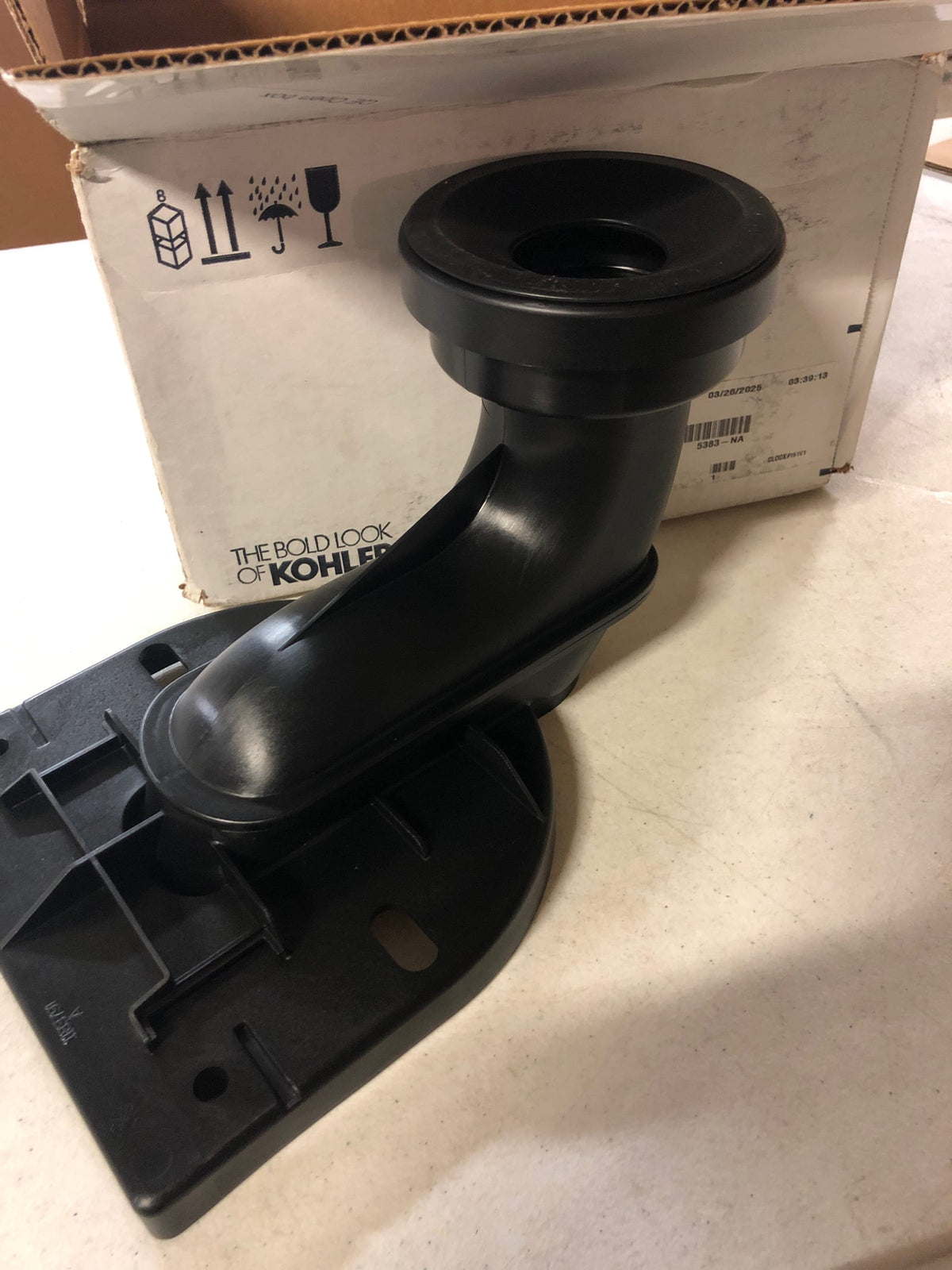 Kohler 10" Rough In Full Skirt Trap and Attachment System - N/A