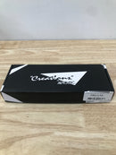 Alno A860-6-SB Modern 6" Center to Center Acrylic Bar Cabinet Handle Cabinet Pull with Solid Brass Mount - Satin Brass