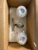 Capital Lighting 651721AD Alyssa 2 Light 5" Wide Bath Bar with Faux Alabaster Glass Shades - Aged Brass