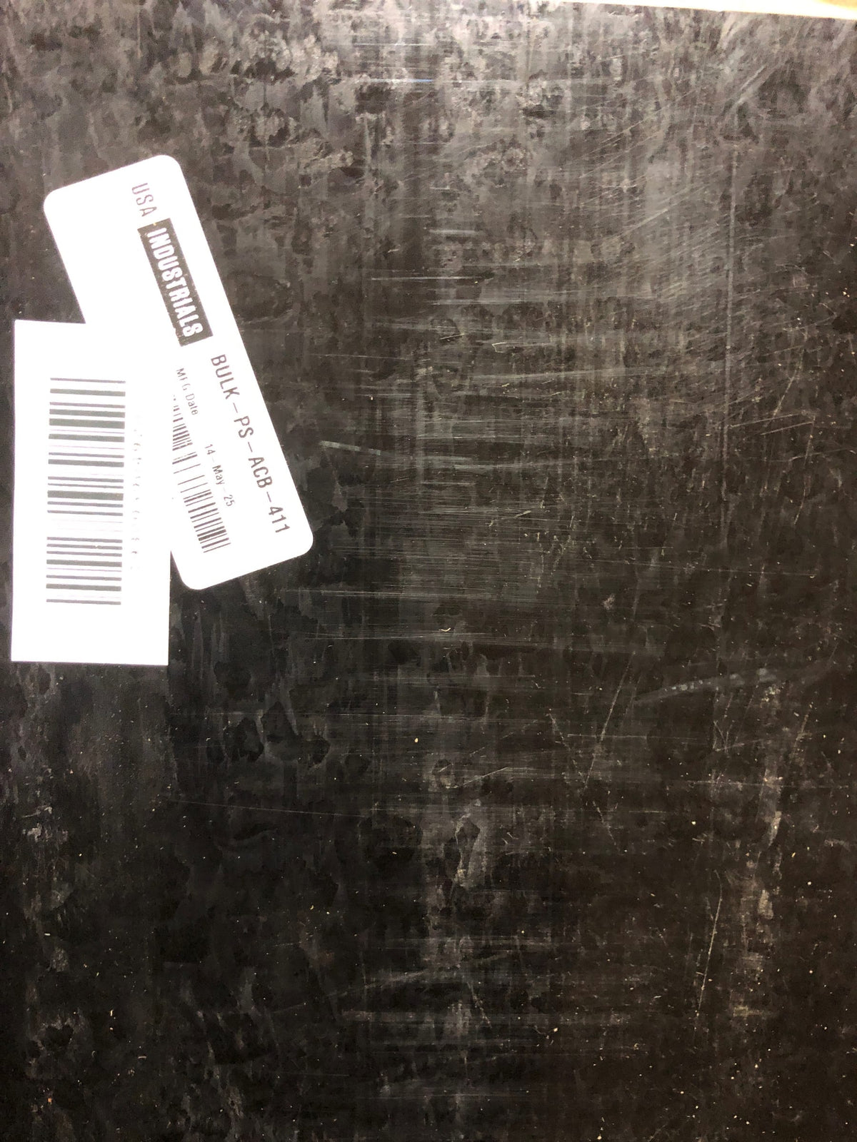 USA Sealing Black Acetal Plastic Sheet, 3/4" Height, 8" Width, 48" Length