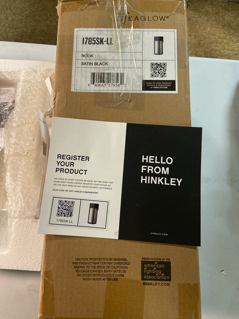 Hinkley Lighting - One Light Wall Mount - Rook - 6.5W 1 LED Large Outdoor Wall