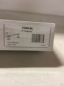 Delta 74208-BL Altado 8" Towel Bar - Matte Black