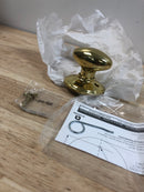 Schlage F170SIE605 Siena Non-Turning One-Sided Dummy Door Knob - Polished Brass