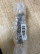 Sietto P-1802-SB Skyline 5 Inch Center to Center Handle Cabinet Pull with Irid Black Glass - Satin Brass