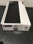 Delta 757-BL-DST Dorval 1.2 GPM Deck Mounted Vessel Single Hole Bathroom Faucet with Cross Handle - Less Drain Assembly - Matte Black