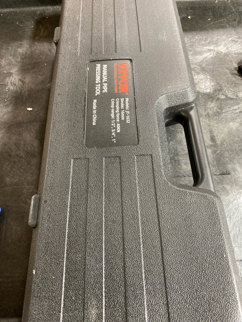 Skyshalo SDSYJVUS123413C2VV0-SK0217 Copper Press Tool Tube Fittings Crimping Kit, Pro Press Crimper with 1/2 in., 3/4 in., 1 in. Quick Change Jaws Wrench