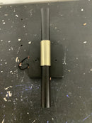 Globe Electric 65000044 2-Light Wall Sconce, Matte Black, Antique Brass Accent, E12 Base Sockets, Wall Lights for Living Room, Home Décor, Wall Lighting, Home Improvement, Mounted Bedside Lamp