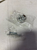 Top Knobs TK128PC Clear 1-3/8 Inch Geometric Cabinet Knob from the Crystal Collection - Polished Chrome / Clear