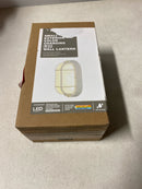 Private brand unbranded G19716-WH White LED Outdoor Bulkhead Light with CCT Color Switchable from 3000K, 4000K, 5000K