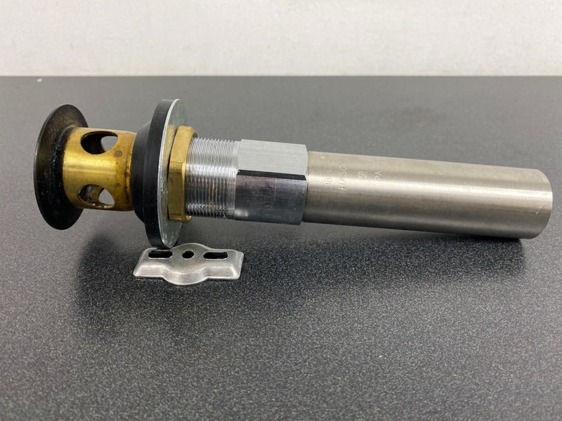 Delta RP6346BL Grid Drain Assembly with Overflow - Matte Black