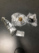 Baldwin HDTRATRR260 Traditional Non-Turning One-Sided Dummy Door Knob with Round Rose - Polished Chrome