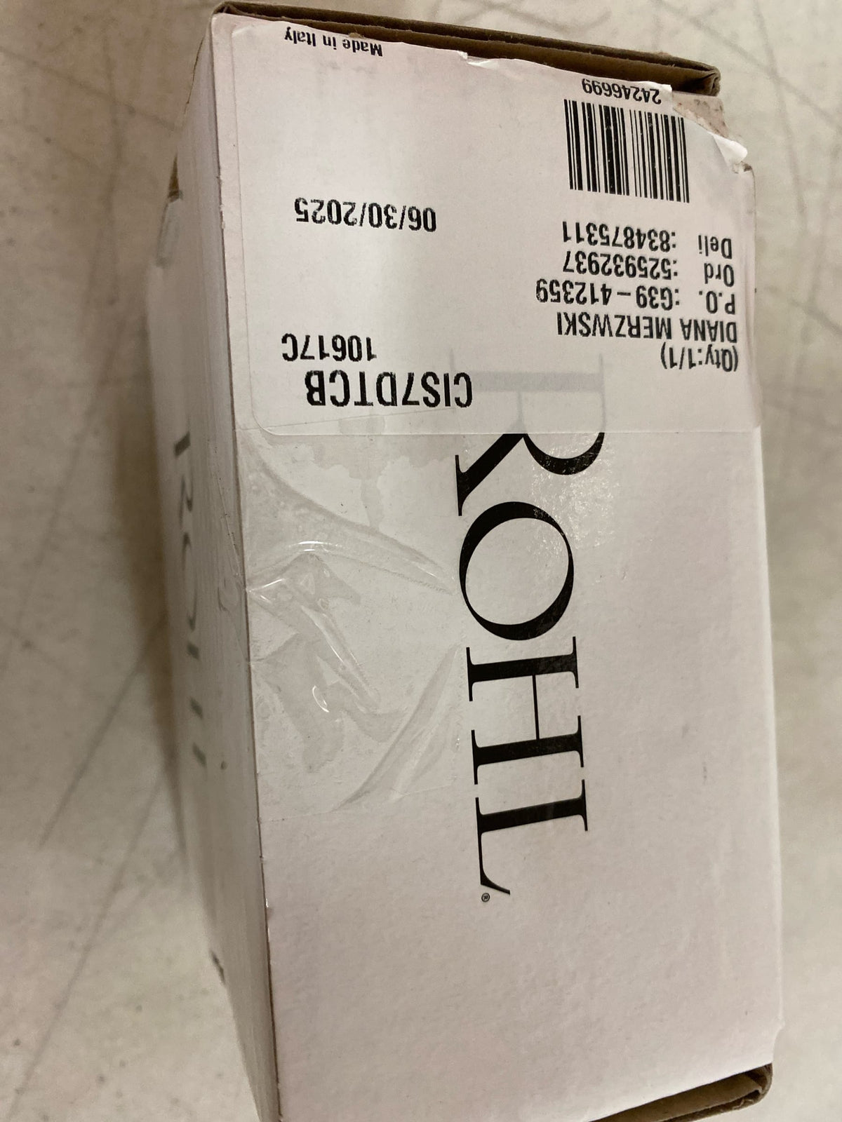 ROHL CIS7DTCB Bath Accessories, Tuscan Brass