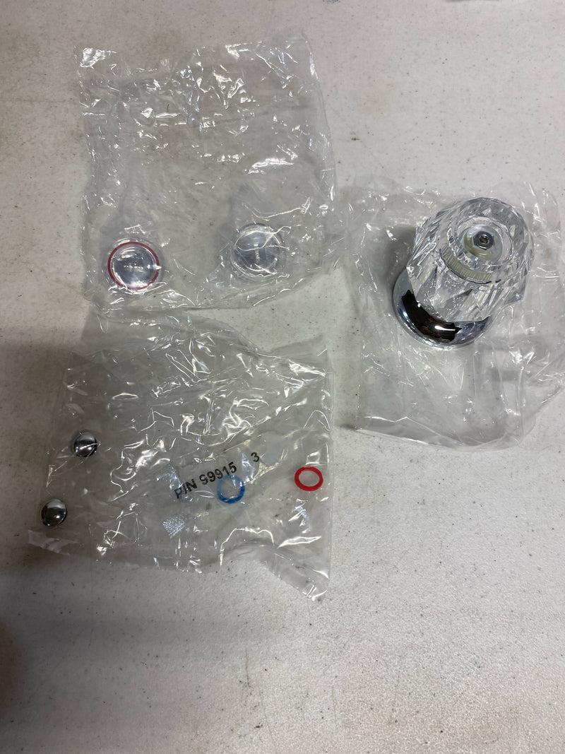 Moen 156723 Replacement Hot or Cold Handle Kit for Bathroom Faucet - Chrome