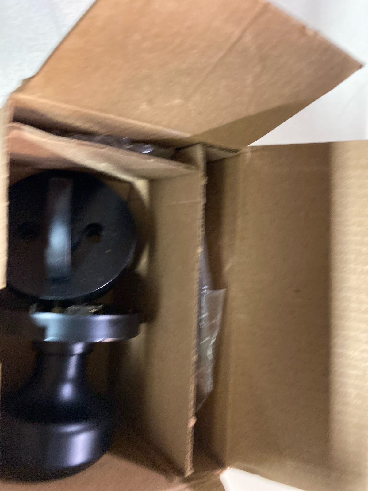 Kwikset 966MNKRDT-514.UNIV Maven Single Cylinder Keyed Entry Handleset Interior Pack with Round Rose for Handlesets - Matte Black