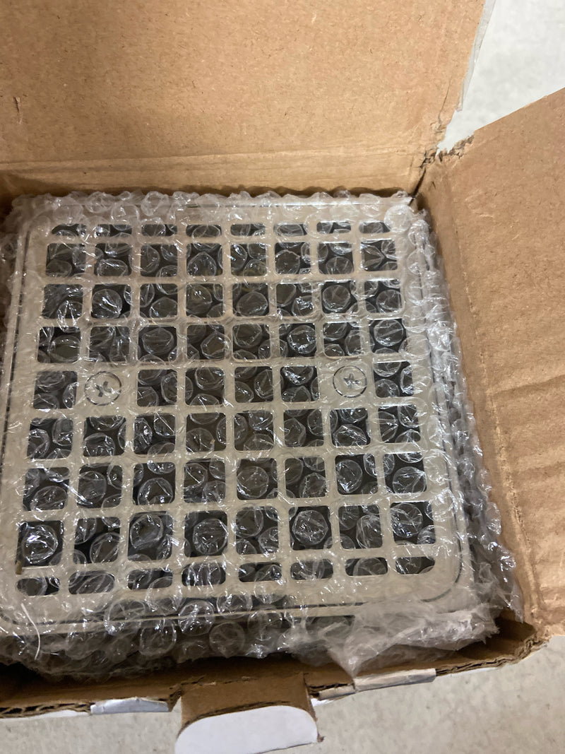 KOHLER K-22665-CP Square Grid With Screws and Drain Throat