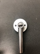 Kwikset 740MILRDT-26DS Milan Single Cylinder Keyed Entry Door Lever Set with Round Rose and SmartKey - Satin Chrome